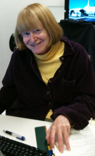 Barbara at LDS Library
